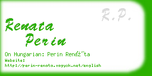 renata perin business card